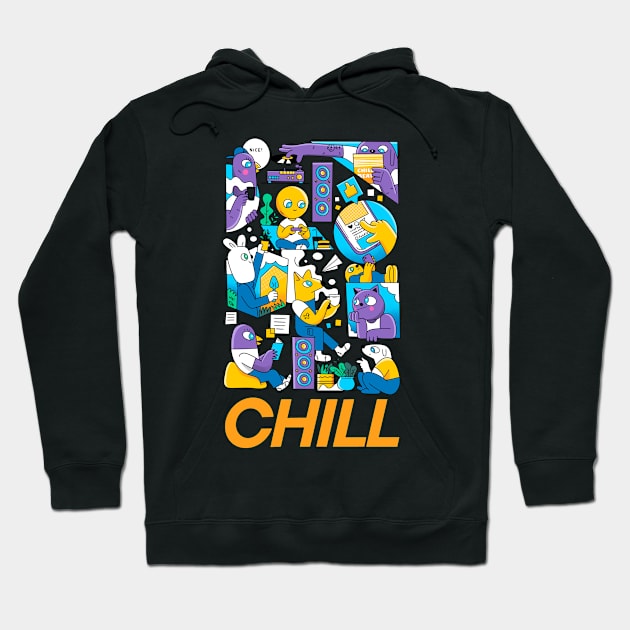 Chill Time Hoodie by geolaw